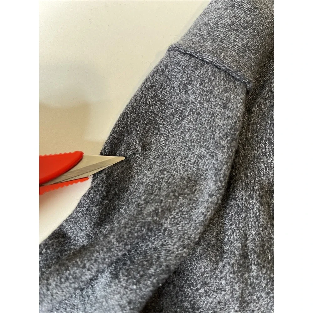 Banana Republic Cozy Luxury Blend Silk Cashmere Cardigan Sweater‎ Large Grey XL